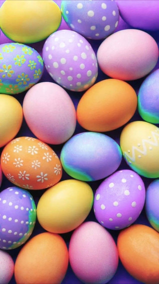 Easter Eggs Aesthetic Wallpaper With An Equality Filter