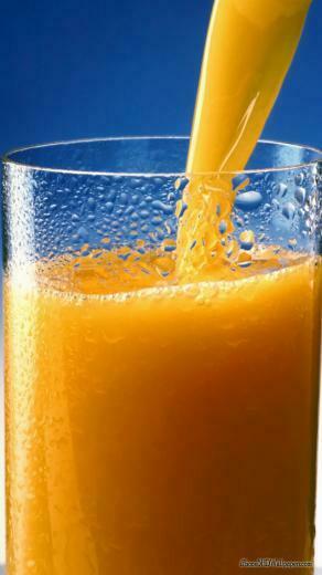 iPhone Wallpaper Orange Juice