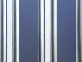 Wallpaper A Varied Striped In Dark Denim Blue With Cream