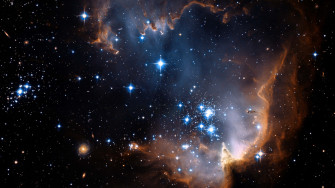 Outer Space Red 4k Wallpaper