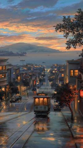 Artisticpainting Wallpaper Id San Francisco