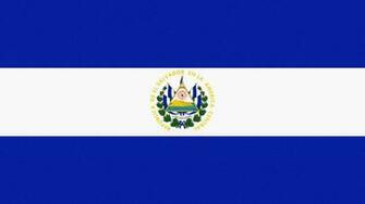 Flag El Salvador Lines Symbols Laptop HD Background