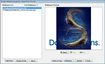 Wallpaper Changer This Is The Main Window Of Desktop