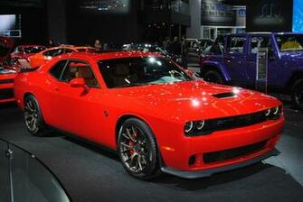 Auto Cars Detroit Show Dodge Challenger Srt Hellcat Wallpaper