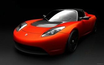 Tesla Roadster Sports Car Wallpaper HD