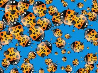 Cartoon Ladybug Wallpaper Stock Photo Public Domain Pictures