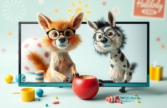 Funny Dual Screen Wallpaper
