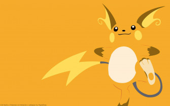 Leaping Raichu Wallpaper