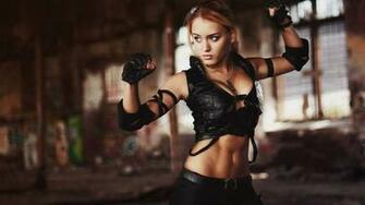 Sonya Blade Mortal Kombat Cosplay Resolution