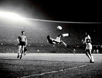 Pele Airborne Bicycle Kick HD Wallpaper Res