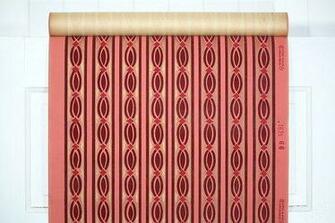 Early S Antique Wallpaper Victorian Red By Hannahstreasures