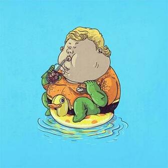 Aquaman Fat Superhero Dc Comics Cartoon Wallpaper