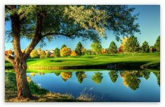 Golf Course Landscape HD Desktop Wallpaper High Definition