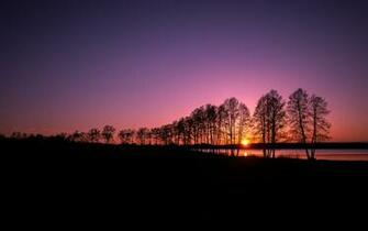 Sunset Silhouette UHD Wallpaper Ultra High Definition