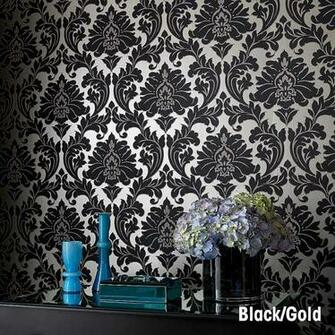 Home Graham Brown Majestic Wallpaper Black