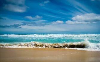 Gulf Waves Blue Water Coast Beach Wallpaper Background Ultra HD