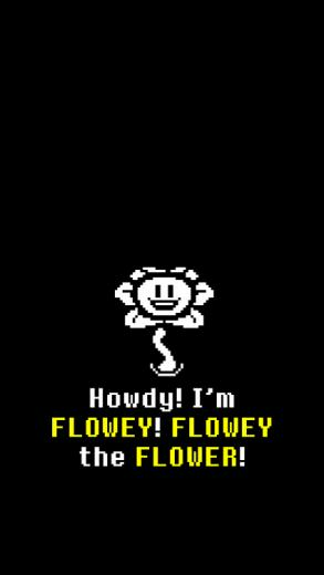 Hi I Made An iPhone Sized Flowey Wallpaper