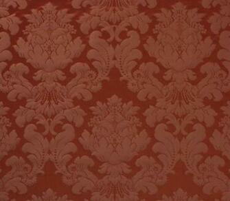 Burgundy And Gold Damask For