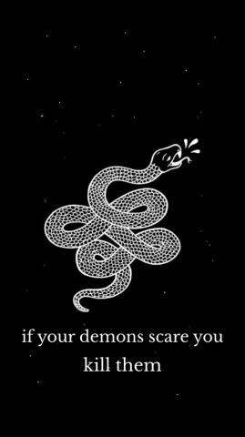 Meaningful iPhone Black Wallpaper
