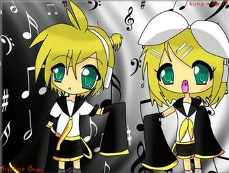 Rin And Len Chibi Wallpaper Kagamine By