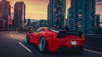 Ferrari City 4k Laptop Full HD 1080p Wallpaper