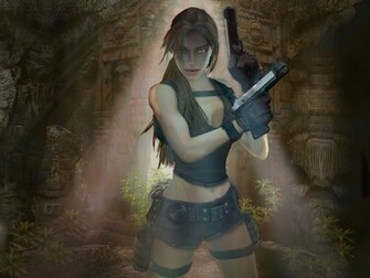 Sweet Apple Lara Croft Tomb Raider Wallpaper