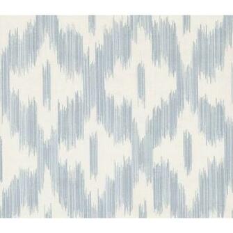 Advantage Keller Light Blue Ogee Wallpaper The Home