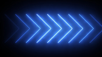 Neon Blue Background Wallpaper