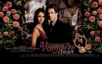 Cast Of Vampire Diaries High Definition Widescreen Wallpaper