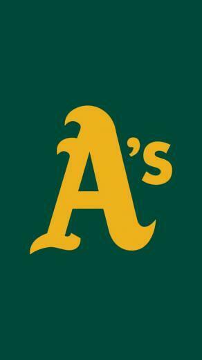 iPhone5wallpaper Baseballlogo Oaklandas Jpg