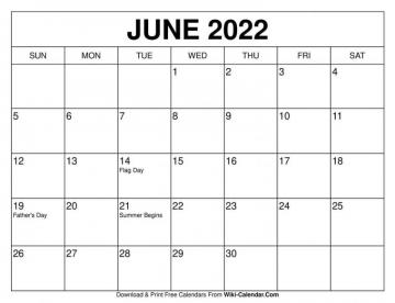 June Calendar Printables Calendars To Print