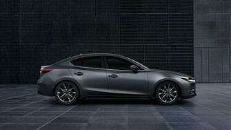 Mazda Black Color 4k HD Wallpaper Side