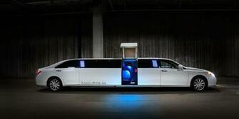 White Limousine Image