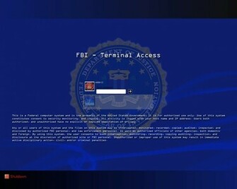 Fbi Terminal Accsess Logon Wallpaper Jpg