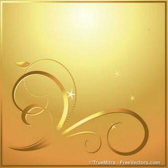Christmas Gold Swirls Abstract Background Vector