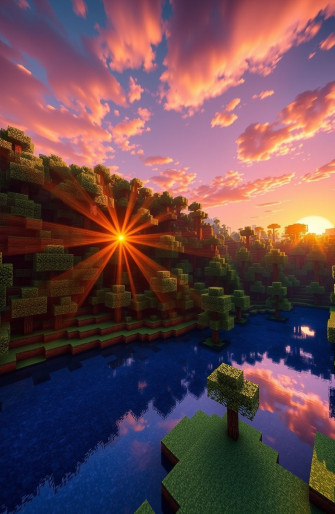 Minecraft Shaders Wallpaper HD
