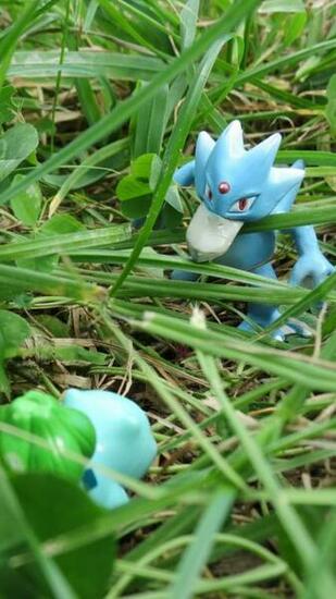 Bulbasaur Golduck Pokemon Grass Green Wallpaper
