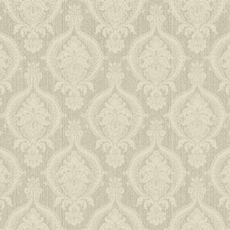 Grey And Cream Weave Damask Wallpaper Wall Sticker Outlet