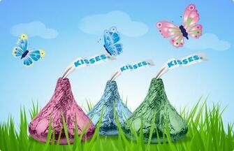 Hershey S Milk Chocolate Kisses With Almonds 8oz 226g Bag Easter Candy