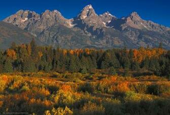 Wallpaper Grand Teton Wyoming Usa Desktop In