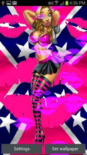 Rebel Chick Live Wallpaper Is A Cool Touch