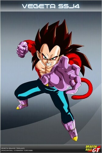 Dragon Ball Gt Vegeta Ssj4 By Dbcproject