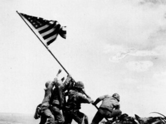 Iwo Jima Flag Raising Wallpaper