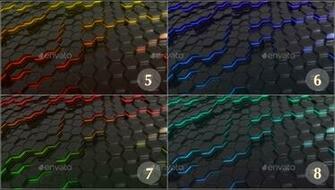 4k Hexagon Background Pack V1 Graphicriver