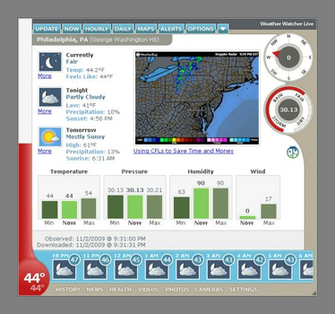 Weather Watcher Live Desktop Wetterstation