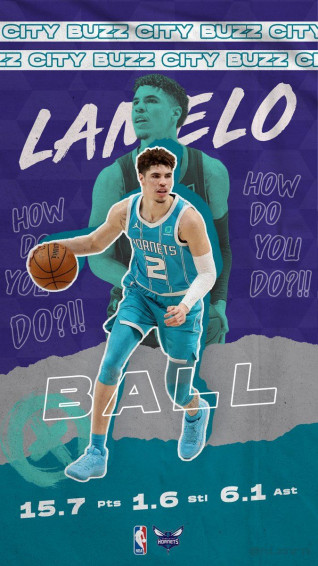 Lamelo Ball Wallpaper Fanart Charlotte Hornets