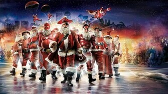 Mesmerizing Santa Claus Wallpaper