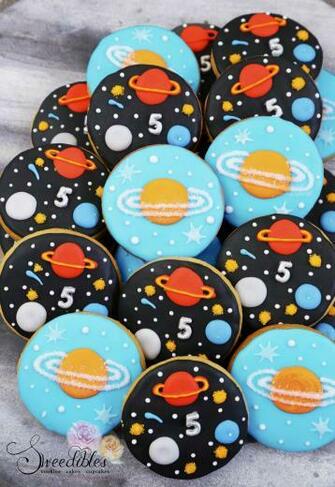 Outer Space Cookies Cookie Ideas In Party