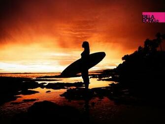Surf Girl Sunset Wallpaper At Wallpaperbro