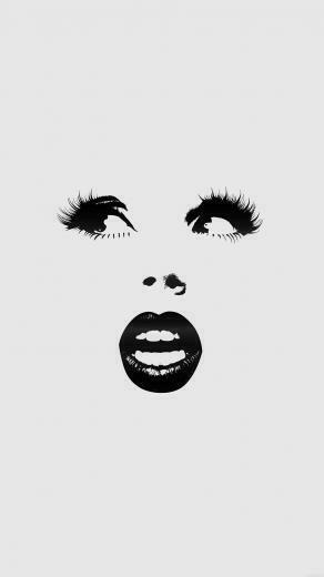 Tap And Get The App Girlish Girly Face Lips Eyes
